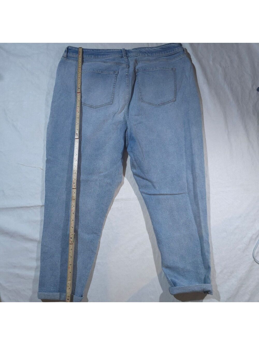 Disney Light Blue Denim Jeans with Embroidered Classic Characters - Picture 8 of 8